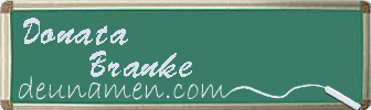 Donata Branke Visitenkarte